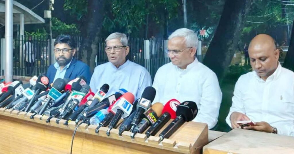 যুগপৎ আন্দোলনে ঘোষিত ৩১ দফার ভিত্তিতেই হবে রাষ্ট্র সংস্কার: মির্জা ফখরুল