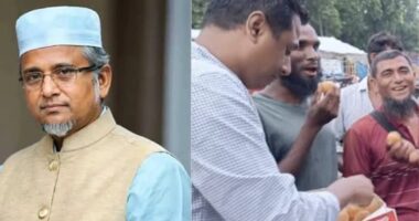 গাজী নজরুলকে জামায়াত থেকে বহিষ্কারের পর সাতক্ষীরায় মিষ্টি বিতরণ