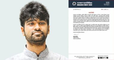 রাজনৈতিক সম্পৃক্ততার কারণে ছাত্র ইউনিয়ন থেকে সরে পদত্যাগ করলেন মেঘমল্লার বসু