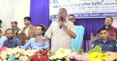 বর্তমান সরকার মানুষের কল্যাণেই কাজ করছে: এমপি হাফিজ ইব্রাহিম 
