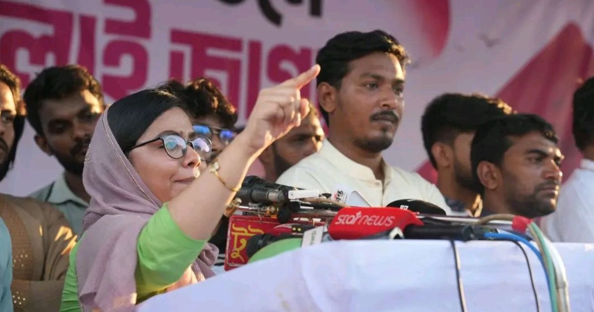 ছাত্র-জনতার অভ্যুত্থানে শেখ হাসিনা পালিয়ে গেলেও তার সন্ত্রাসী কর্মকাণ্ডের দায়িত্ব নিয়েছে বিএনপি: মাহমুদা মিতু