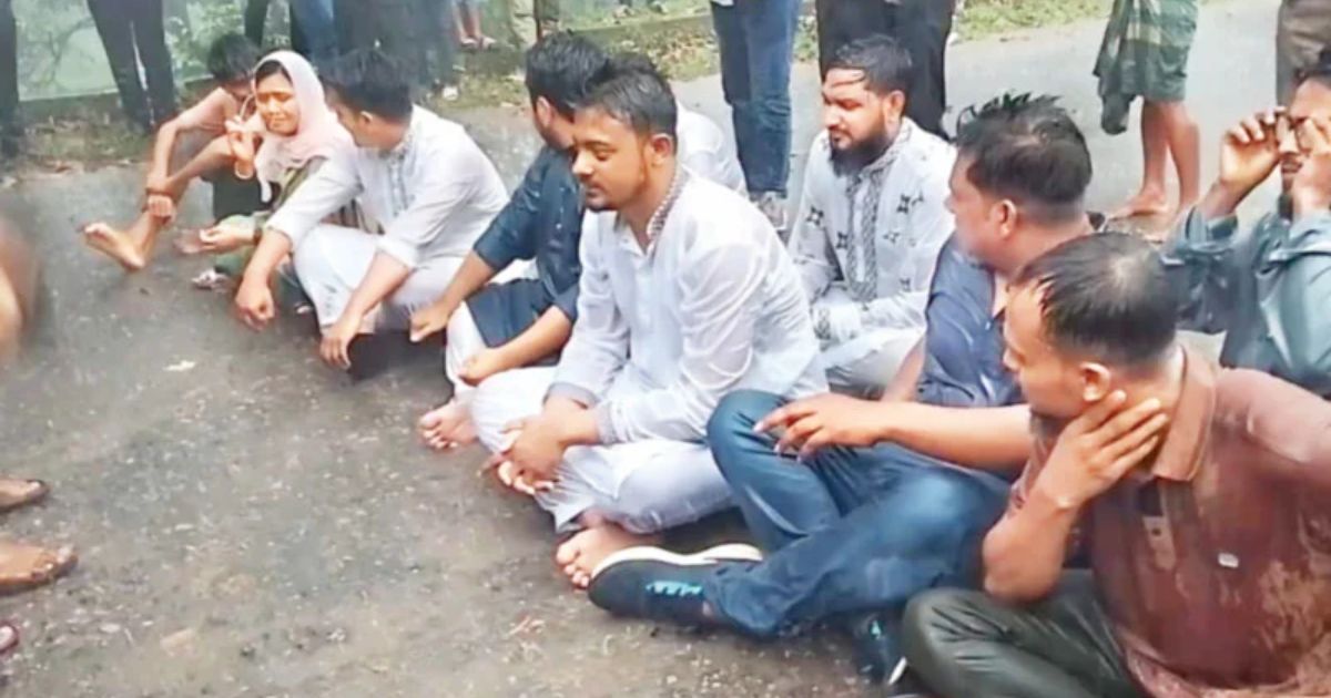 হবিগঞ্জে ঢুকতে পারেননি এনসিপির কেন্দ্রীয় নেতারা
