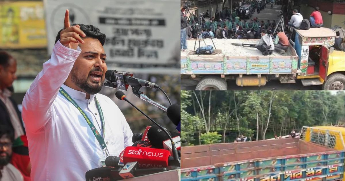 শেখ হাসিনার কৌশল নকল করে লাভ হবে না, ‘বালুর ট্রাক দিয়ে রাস্তা আটকে রেখে আন্দোলন ঠেকানো যাবে না’: নাহিদ ইসলাম