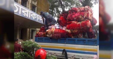 ‎তারাকান্দায় ১৯৫ পিস ভারতীয় চোরাই কম্বলসহ আটক সুজন