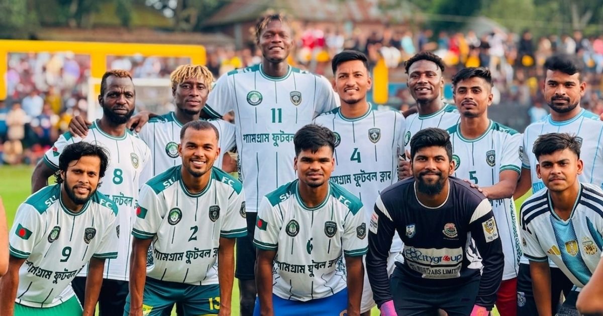 হাজীপুরকে হারিয়ে লাখ টাকার টুর্নামেন্টের চ্যাম্পিয়ন শ্যামগ্রাম ফুটবল ক্লাব