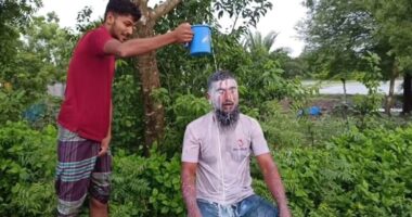 গাজী নজরুলের অনৈতিক ভিডিও বিতর্কের জেরে দুধ দিয়ে গোসল করে জামায়াত নেতার পদত্যাগ