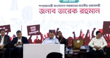 জুলাই জাতীয় সম্মেলনে যোগ দিয়েছেন প্রধানমন্ত্রী