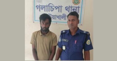 লঞ্চঘাট এলাকায় ৬০ গ্রাম গাঁজাসহ মাদক কারবারি গ্রেপ্তার