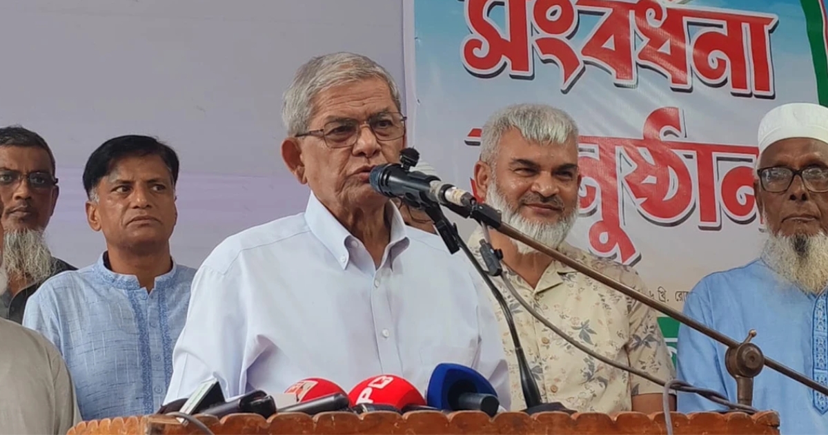 সাংবাদিকরাই একে অন্যকে সরিয়ে দিচ্ছেন, সরকারের হস্তক্ষেপ নেই: মির্জা ফখরুল