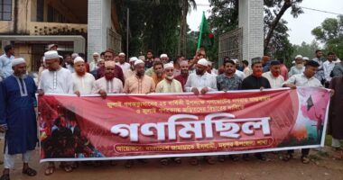 জুলাই গণঅভ্যুত্থান দিবস উপলক্ষে মধুপুরে জামায়াতে ইসলামীর বিশাল বিক্ষোভ মিছিল ও সমাবেশ