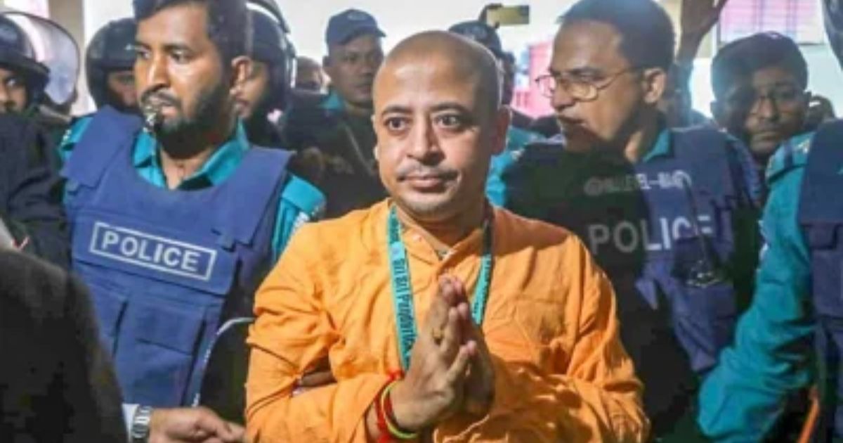 চিন্ময় দাসের দুই মামলায় জামিন, আপাতত মিলছে না মুক্তি