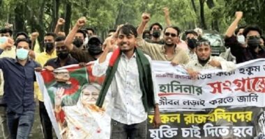 নিষিদ্ধ ছাত্রলীগের ঝটিকা মিছিল, অর্ধশত নেতাকর্মীর বিরুদ্ধে মামলা