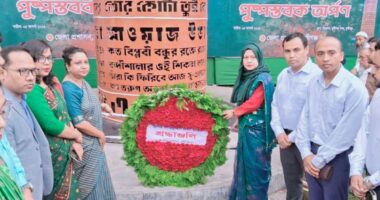 জুলাই গণঅভ্যুত্থান দিবসে মুন্সীগঞ্জে শহীদদের স্মরণে সর্বস্তরের মানুষের শ্রদ্ধা