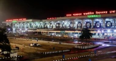হযরত শাহজালাল বিমানবন্দরে বলাকা লাউঞ্জে আগুন