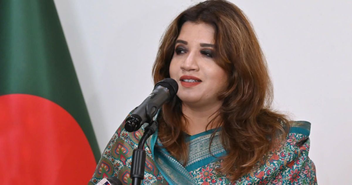 চার দিনের সরকারি সফরে সিঙ্গাপুর গেলেন পররাষ্ট্র প্রতিমন্ত্রী শামা ওবায়েদ