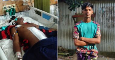 কিশোরগঞ্জে স্কুল থেকে ফেরার পথে ৩ শিক্ষার্থীকে ছুরিকাঘাত, ৪ দিন ধরে আইসিইউতে নাঈম