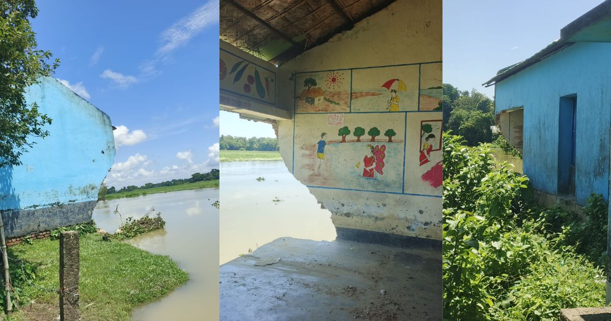 মগড়া নদীর ভাঙন, ভাঙছে বিদ্যালয় দেখার কেউ নেই