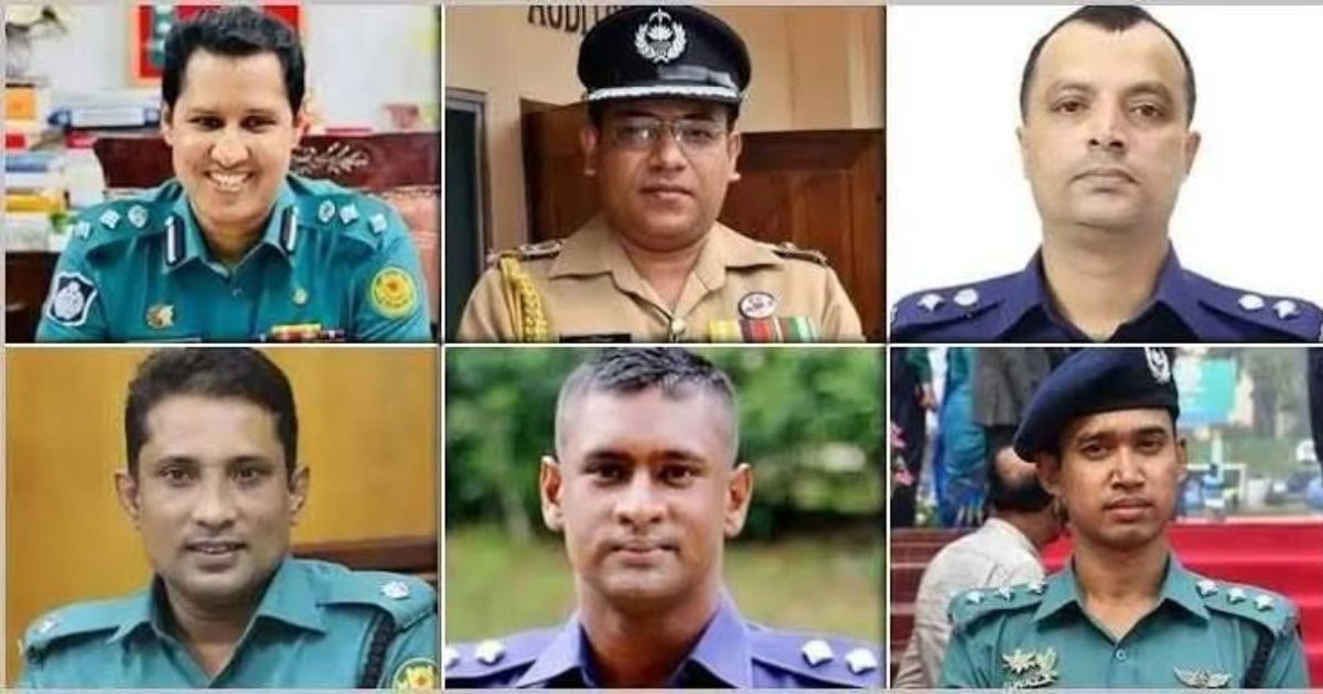 চাকরি গেল বিপ্লব কুমার, গোলাম রাব্বানীর ভাই রুহানীসহ ৬ পুলিশ কর্মকর্তার