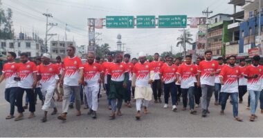 মধুপুরে জামায়াতে ইসলামীর যুব বিভাগের উদ্যোগে ম্যারাথন