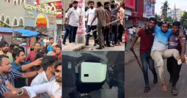 কুষ্টিয়ায় আমির হামজার গাড়িতে হামলা-ভাঙচুর, আহত তিনি