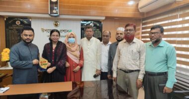 পটুয়াখালী জেলায় প্রথম লাইসা আনানকে গলাচিপা উপজেলা প্রশাসনের সম্মাননা