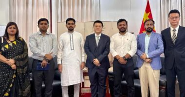 চীনের রাষ্ট্রদূতের সাথে এনসিপির প্রতিনিধি দলের সাক্ষাৎ