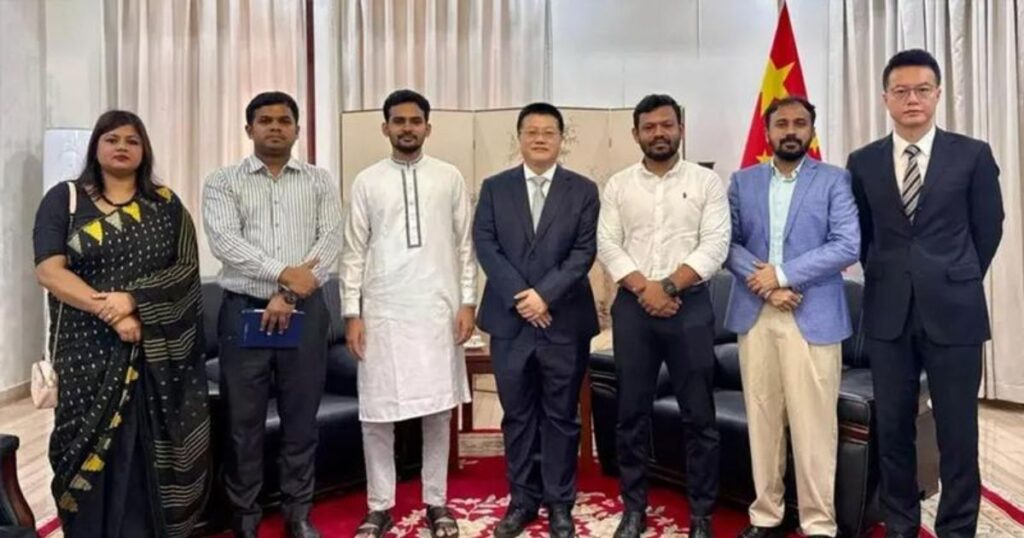 চীনের রাষ্ট্রদূতের সঙ্গে এনসিপির প্রতিনিধি দলের সাক্ষাৎ