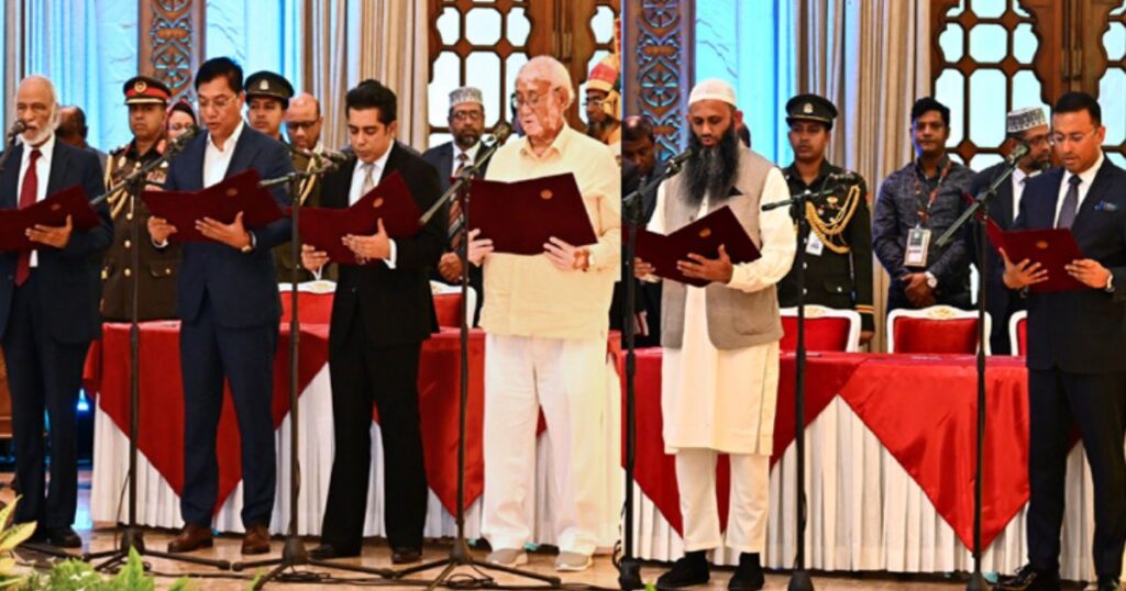 বঙ্গভবনে শপথ নিলেন নতুন ৪ মন্ত্রী ও ২ প্রতিমন্ত্রী