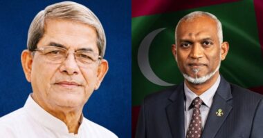 রাষ্ট্রপতি মির্জা ফখরুলকে মালদ্বীপের রাষ্ট্রপতির অভিনন্দন