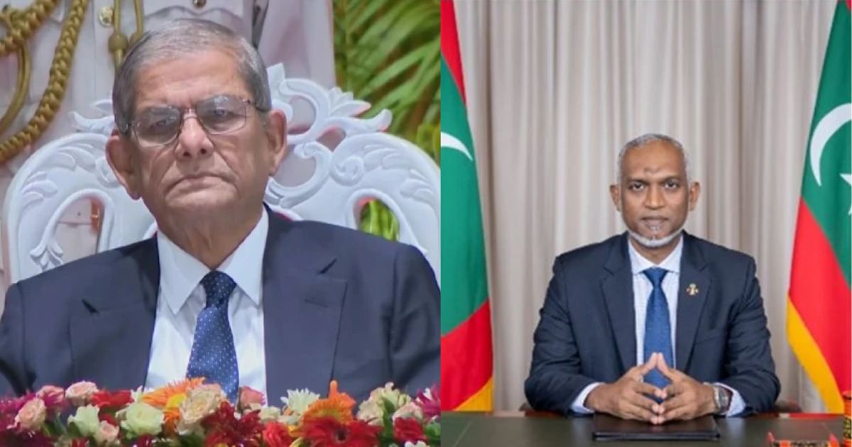 রাষ্ট্রপতি মির্জা ফখরুল ইসলামকে মালদ্বীপের রাষ্ট্রপতির অভিনন্দন