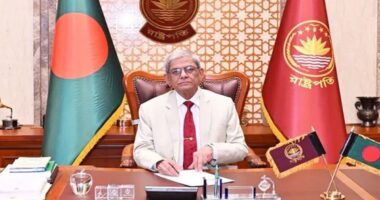 বঙ্গভবনে অফিস শুরুর প্রথম দিনে নবনির্বাচিত রাষ্ট্রপতির কার্যক্রম শুরু,দাপ্তরিক নথি ও পরিদর্শন বইতে স্বাক্ষর