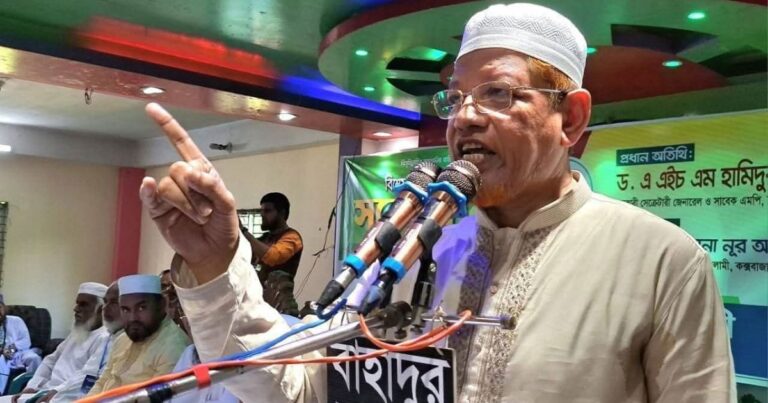 ষড়যন্ত্র ও চক্রান্ত করে জামায়াতে ইসলামীর অগ্রযাত্রা থামানো যাবে না: হামিদুর রহমান