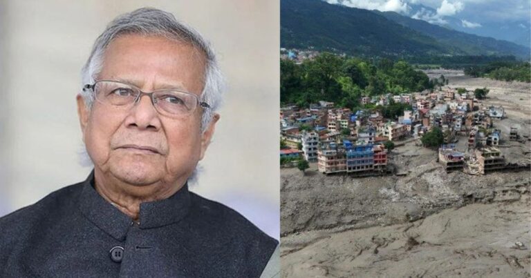 নেপালে ভয়াবহ বন্যায় প্রাণহানির ঘটনায় গভীর শোক ও সমবেদনা জানিয়েছেন ড.ইউনূস