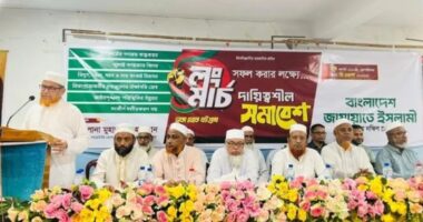 ৫ সেপ্টেম্বর লংমার্চের মাধ্যমে সরকারকে গণভোটের গণরায় মানতে বাধ্য করা হবে: জামায়াত নেতা শাহজাহান