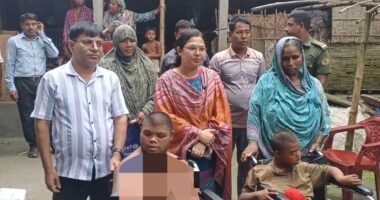 অসহায় সেই হাসিনা বেগমের পাশে ইউএনও