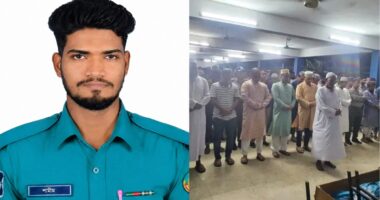 আব্দুল্লাহপুরে থেমে গেল কনস্টেবল শামীমের পথচলা, সড়ক দুর্ঘটনায় মৃত্যু