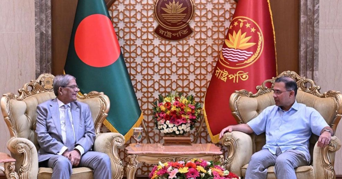 বঙ্গভবনে রাষ্ট্রপতির সঙ্গে প্রধানমন্ত্রীর প্রথম সৌজন্য সাক্ষাৎ