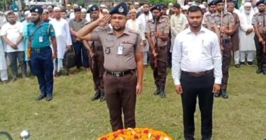 রাষ্ট্রীয় মর্যাদায় চিরনিদ্রায় শায়িত বীর মুক্তিযোদ্ধা মিজানুর রহমান মাস্টার