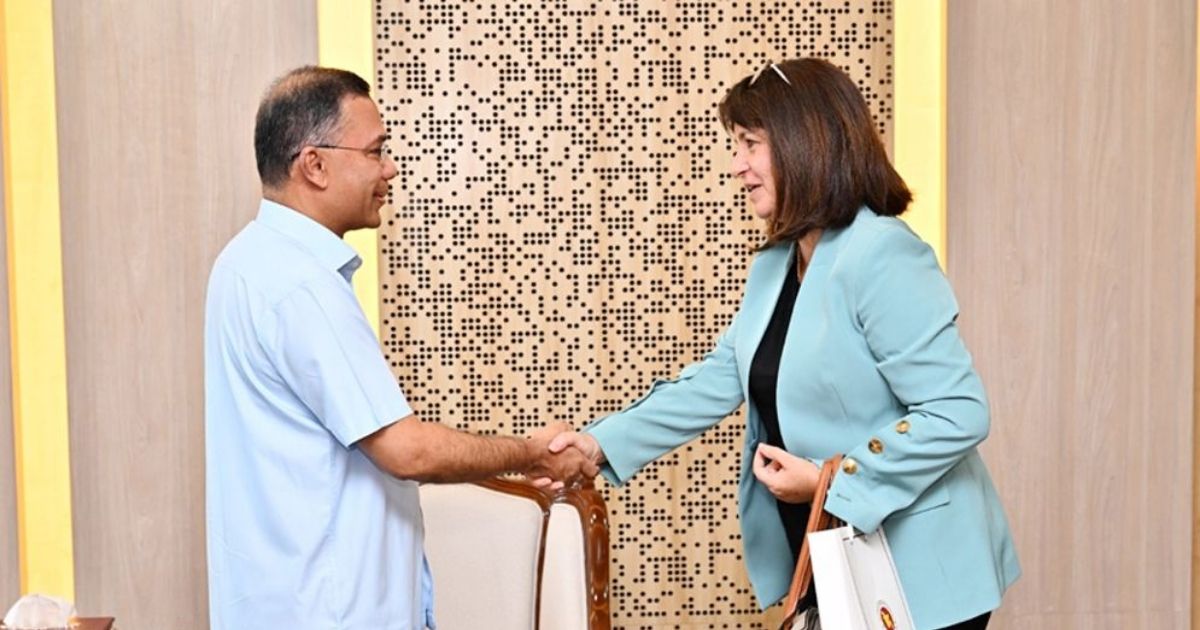প্রধানমন্ত্রীর সঙ্গে আইপিইউ সেক্রেটারি অ্যান্ডা ফিলিপের সৌজন্য সাক্ষাৎ