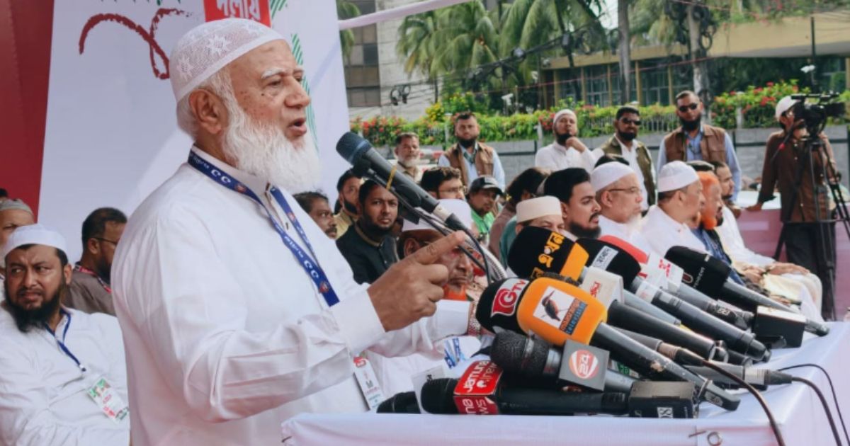 আমরা আজ কোনো দল, ব্যক্তি, গোষ্ঠীর জন্য এই রাস্তায় নামিনি,আমরা ১৮ কোটি মানুষের পক্ষে রাস্তায় নেমেছি: জামায়াত আমির