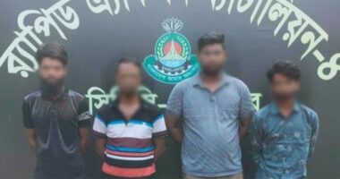 মুন্সীগঞ্জে র‌্যাবের অভিযানে এসআই আলতাফ হত্যা মামলার ৪ আসামি গ্রেপ্তার
