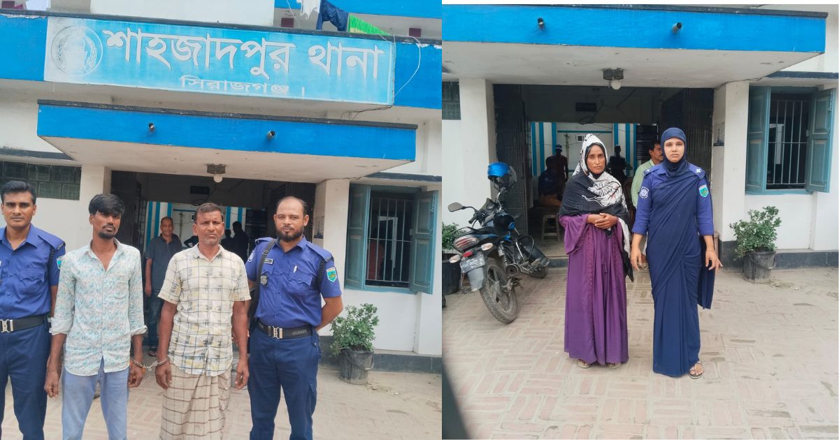 শাহজাদপুরে ইয়াবা ও হেরোইনসহ নারীসহ গ্রেপ্তার ২