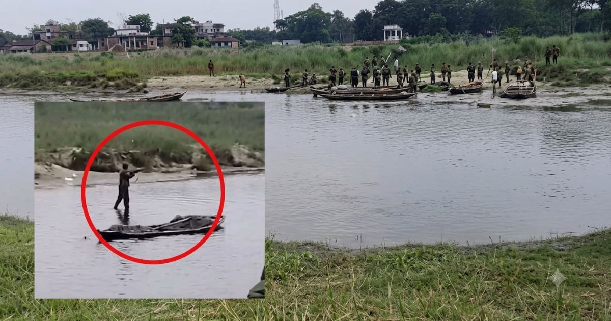 পাটগ্রাম সীমান্তে বিএসএফের ৫ রাউন্ড ফাঁকা গুলি, ৪টি নৌকা জব্দ