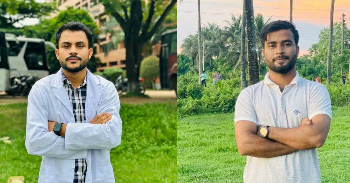 ময়মনসিংহ ভেটেরিনারি স্টুডেন্টস অ্যাসোসিয়েশনের সভাপতি গবির রাকিব,সম্পাদক বাকৃবির নাইমুর