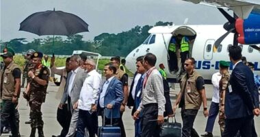 সিলেট পৌঁছেছেন রাষ্ট্রপতি মির্জা ফখরুল ইসলাম আলমগীর