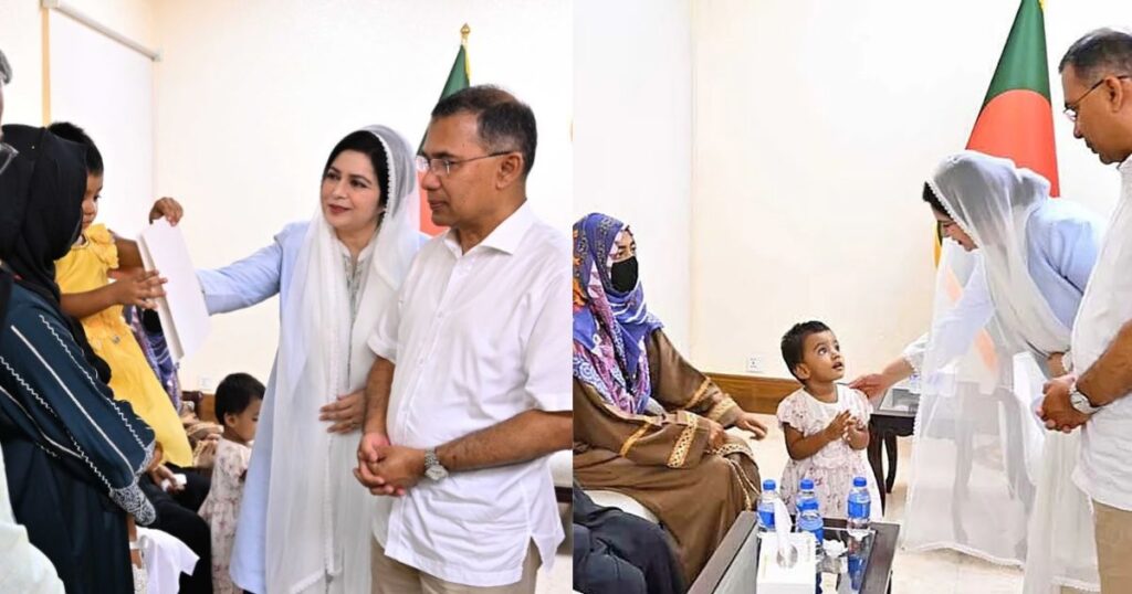 শহীদ দুই সেনা সদস্যের পরিবারকে প্রধানমন্ত্রী আর্থিক সহায়তার চেক তুলে দেন