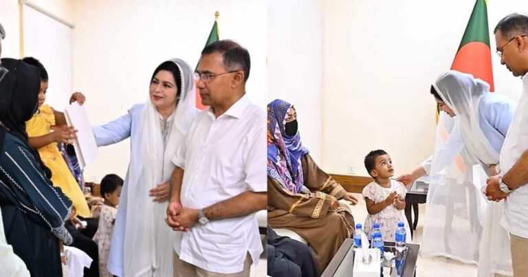 শহীদ দুই সেনা সদস্যের পরিবারকে প্রধানমন্ত্রী আর্থিক সহায়তার চেক তুলে দেন