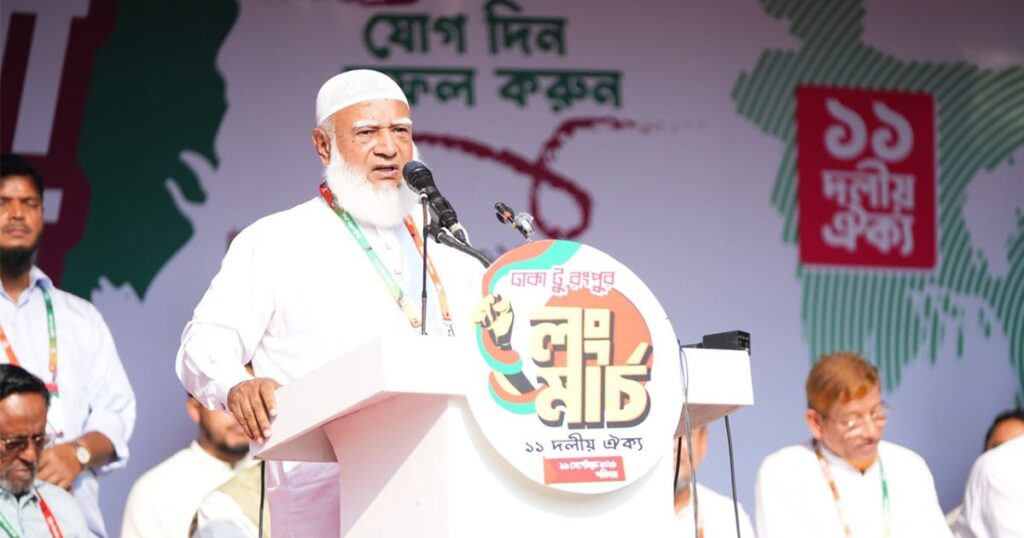 বিএনপি পানি খাবে কিন্তু ঘোলা করে খাবে: জামায়াত আমির