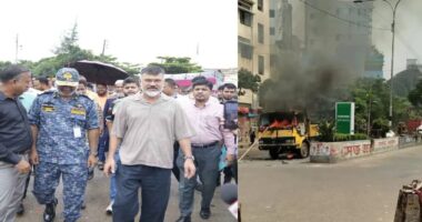 ফুটপাত উচ্ছেদ অভিযানে পুলিশ ও হকার সংঘর্ষে রণক্ষেত্র মিরপুর, জরুরি পরিদর্শনে ডিএনসিসি প্রশাসক