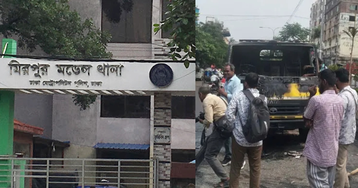 মিরপুরে উচ্ছেদ অভিযানে ভাঙচুর-আগুন, চার মামলায় আসামি দুই হাজার